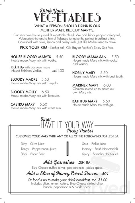 mother muffs|mother muff's breakfast menu.